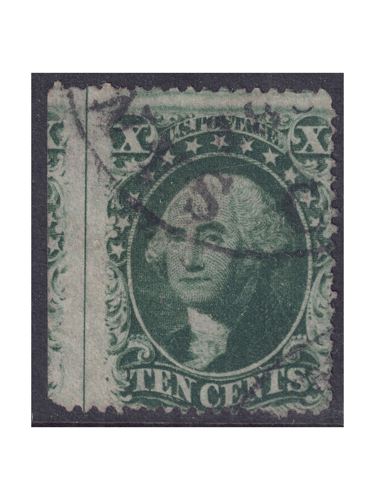 USA 1859 George Washington (10c green) us