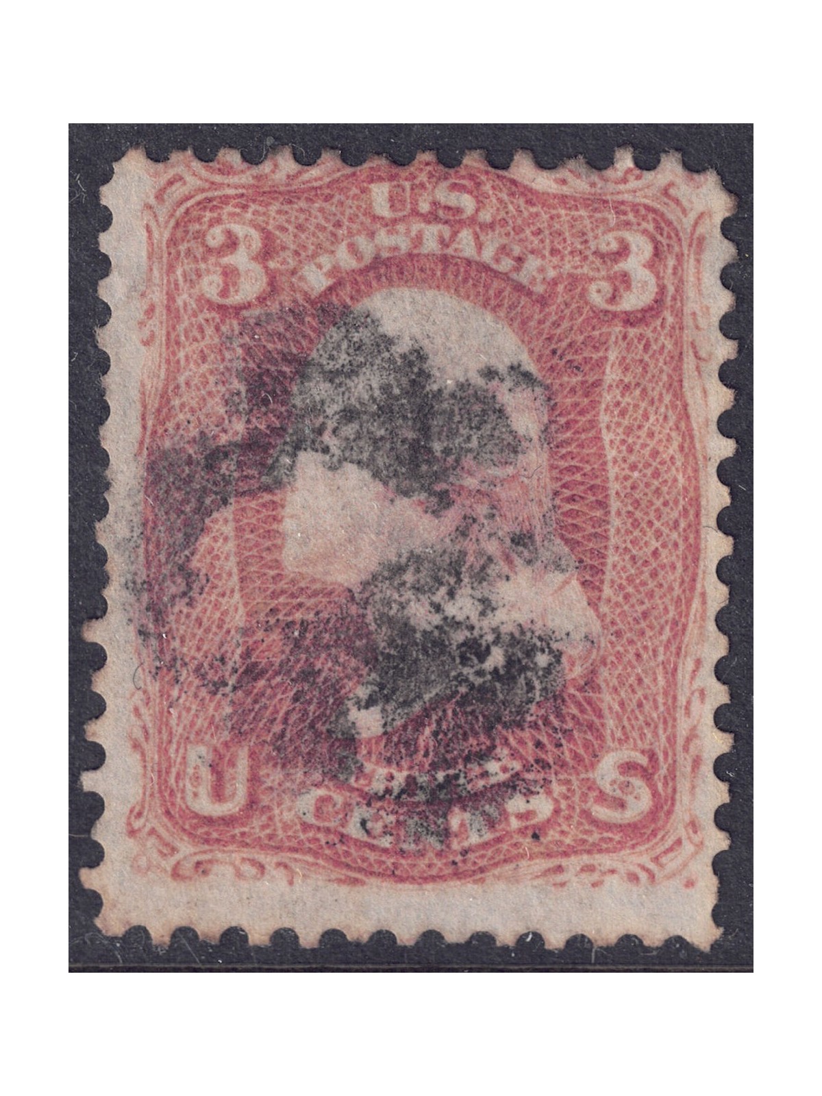 USA 1861 George Washington (3c rosa) us