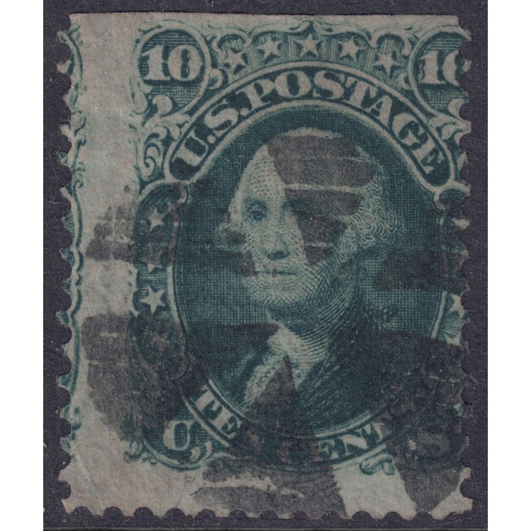 USA 1861 George Washington (10c verde) us