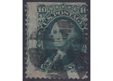 USA 1861 George Washington (10c green) us
