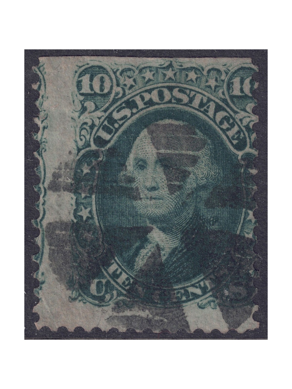 USA 1861 George Washington (10c green) us