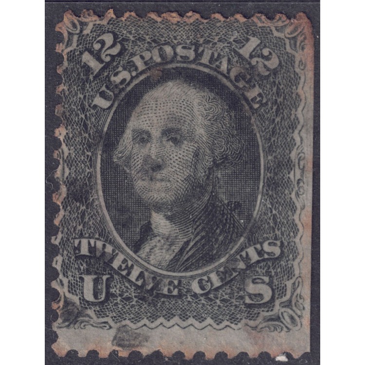USA 1861 George Washington (12c black) us