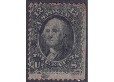 USA 1861 George Washington (12c black) us