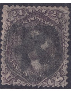 USA 1862 George Washington (24c lilac red) us