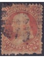 USA 1861 Benjamin Franklin (30c orange) us