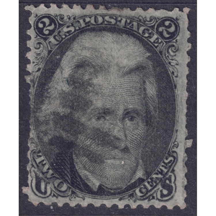USA 1863 Andrew Jackson (2c nero) us