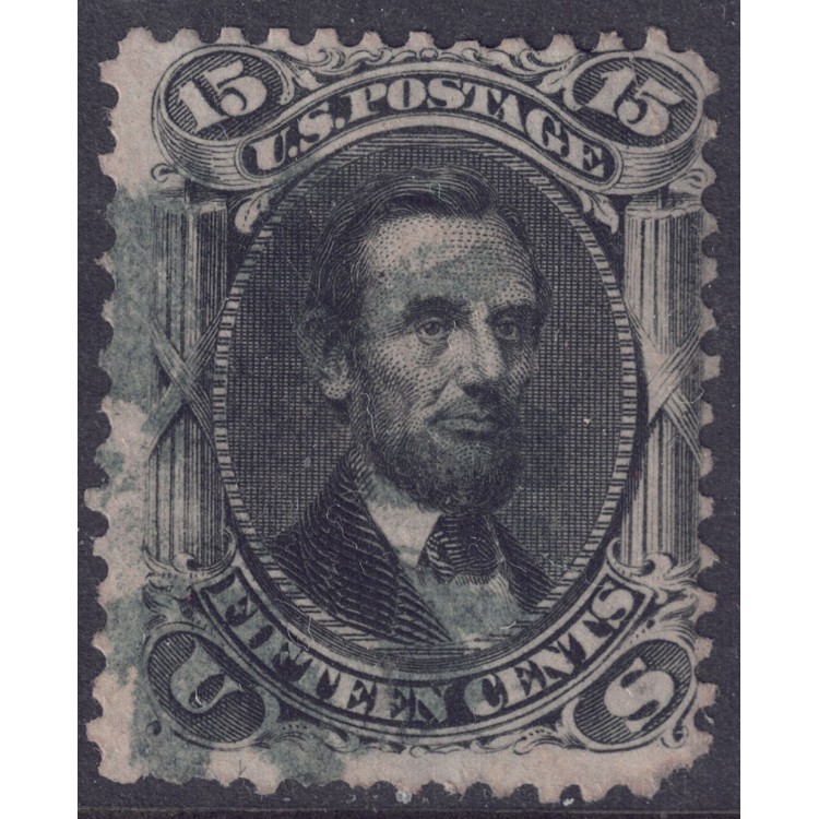 USA 1866 Abraham Lincoln (15c nero) us
