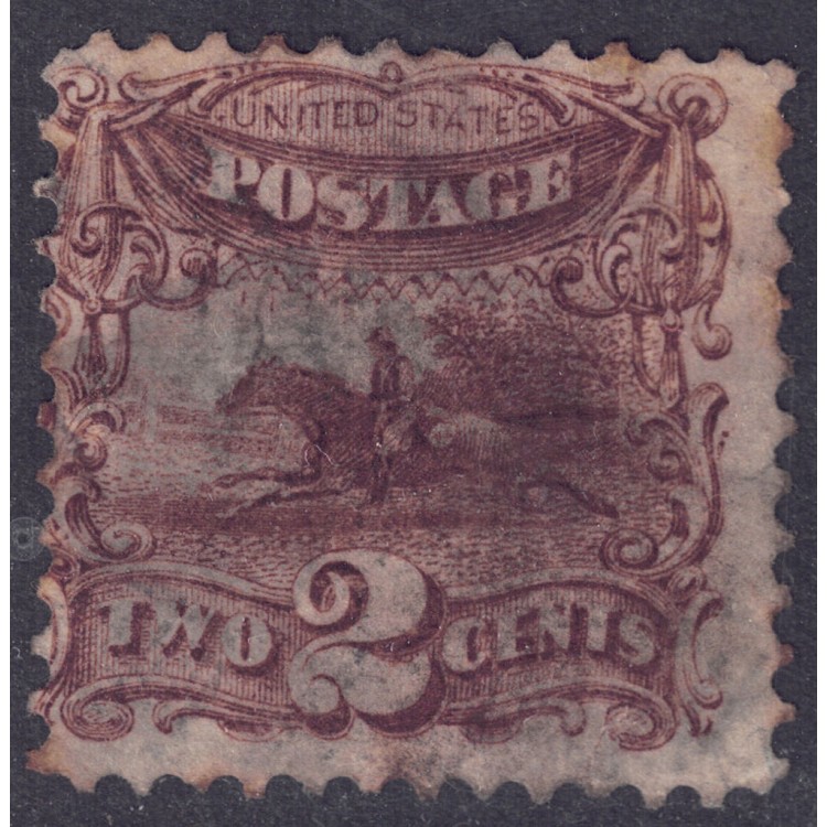 USA 1869 Pony Express (2c bruno) us