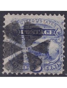 USA 1869 Locomotiva (3c oltremare) us