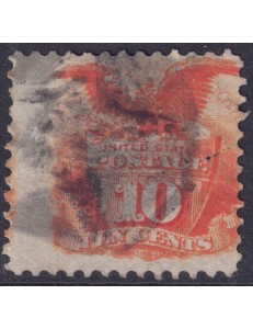 USA 1869 Shield and Eagle (10c Yellow) us