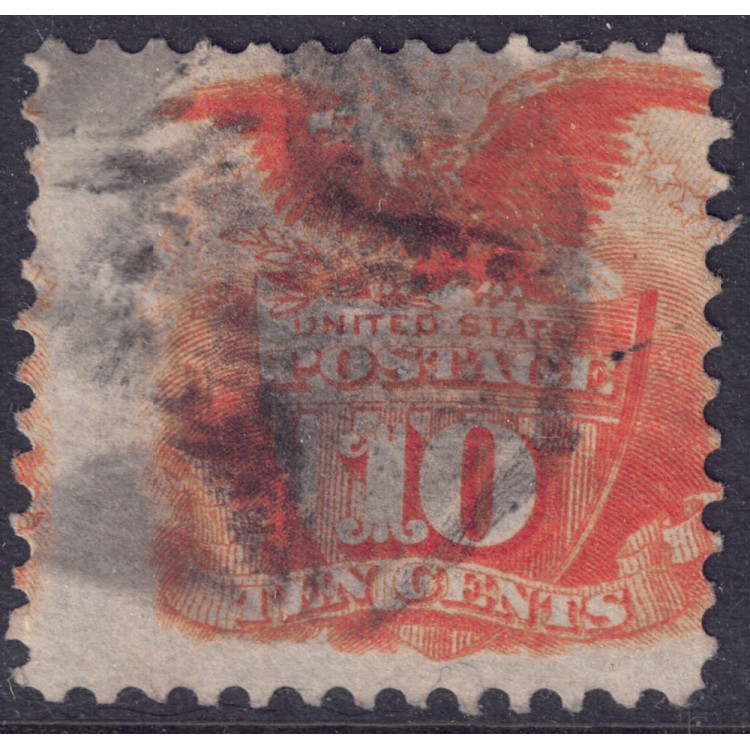 USA 1869 Scudo e aquila (10c giallo) us