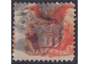 USA 1869 Scudo e aquila (10c giallo) us