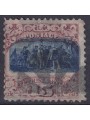 USA 1869 Sbarco di Colombo II tipo (15c bruno e azzurro) us
