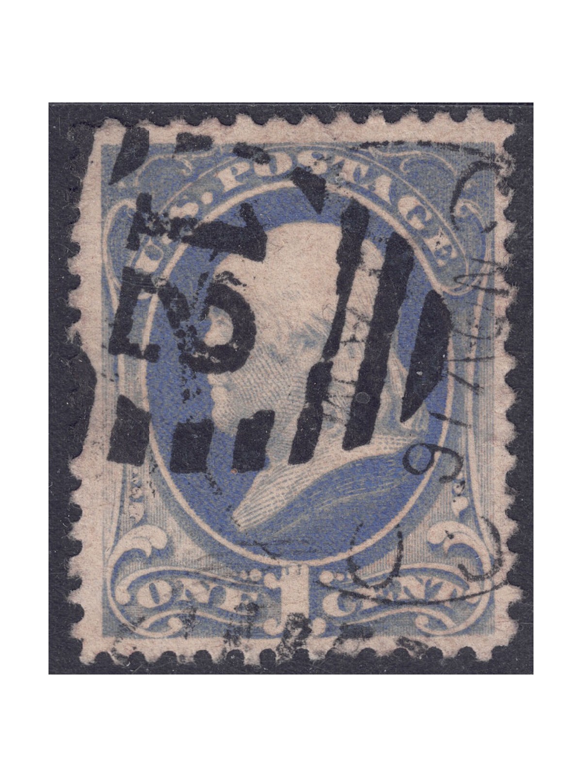 USA 1870 Benjamin Franklin (1c overseas) us