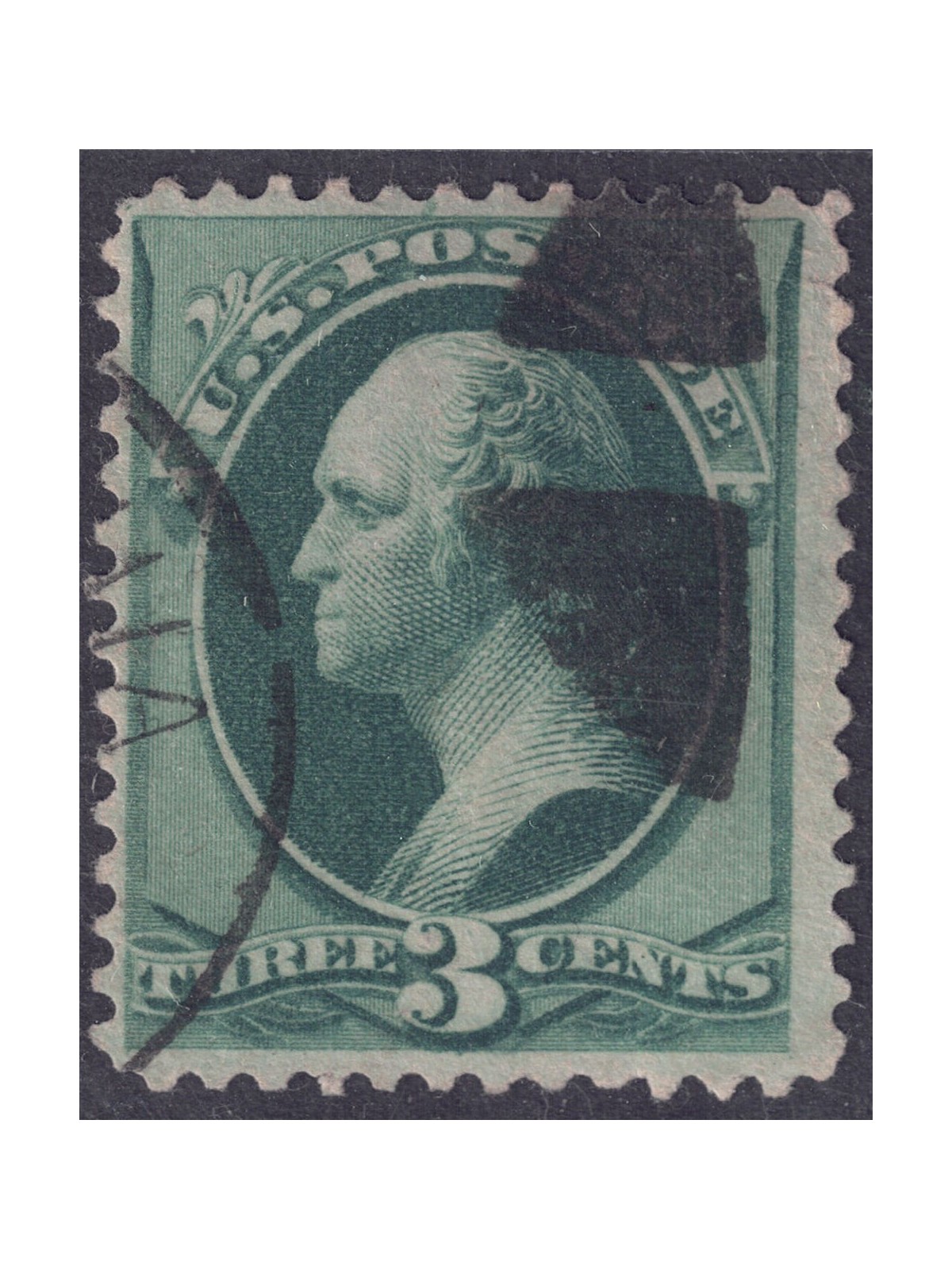 USA 1870 George Washington (3c green) us