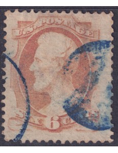 USA 1870 Abraham Lincoln (6c carminio) us