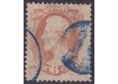 USA 1870 Abraham Lincoln (6c carminio) us