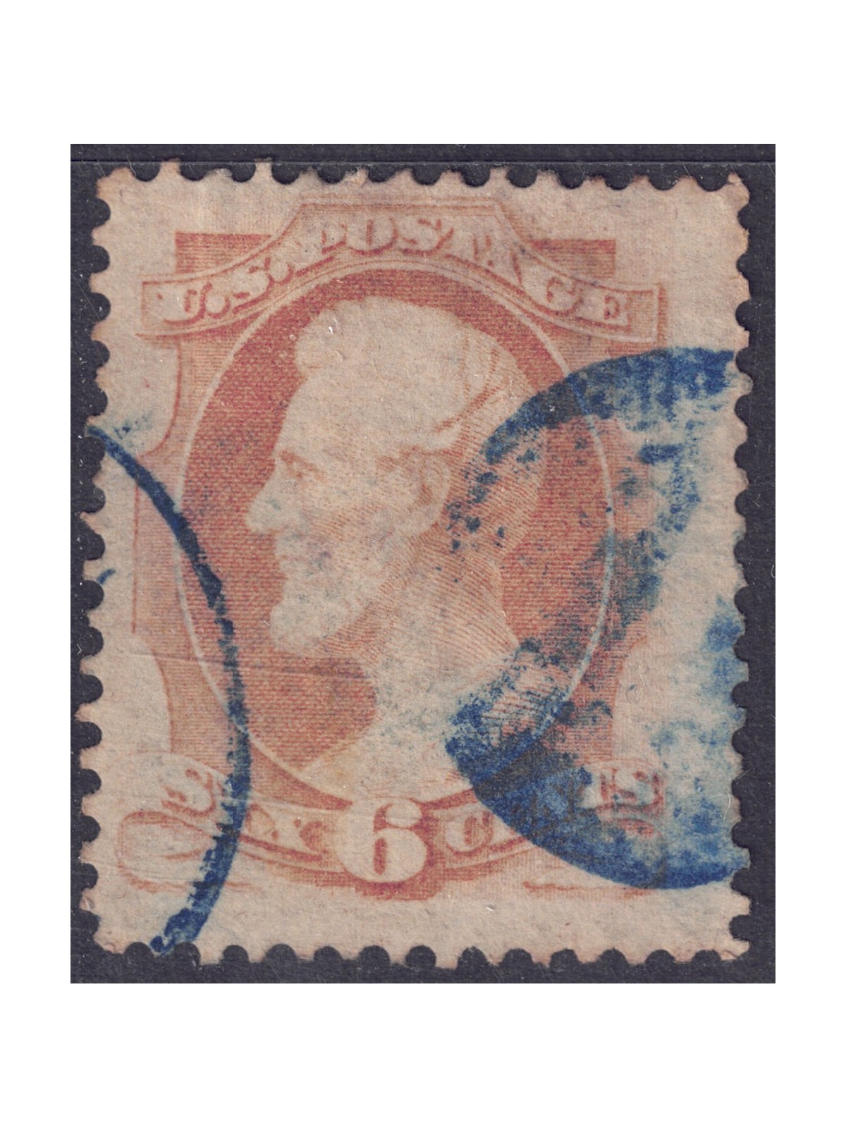 USA 1870 Abraham Lincoln (6c carminio) us