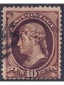 USA 1870 Thomas Jefferson (10c brown) us
