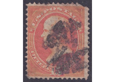 USA 1870 Daniel Webster (15c arancio) us