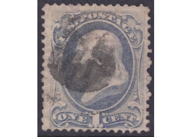 USA 1873 Benjamin Franklin (1c oltremare) us