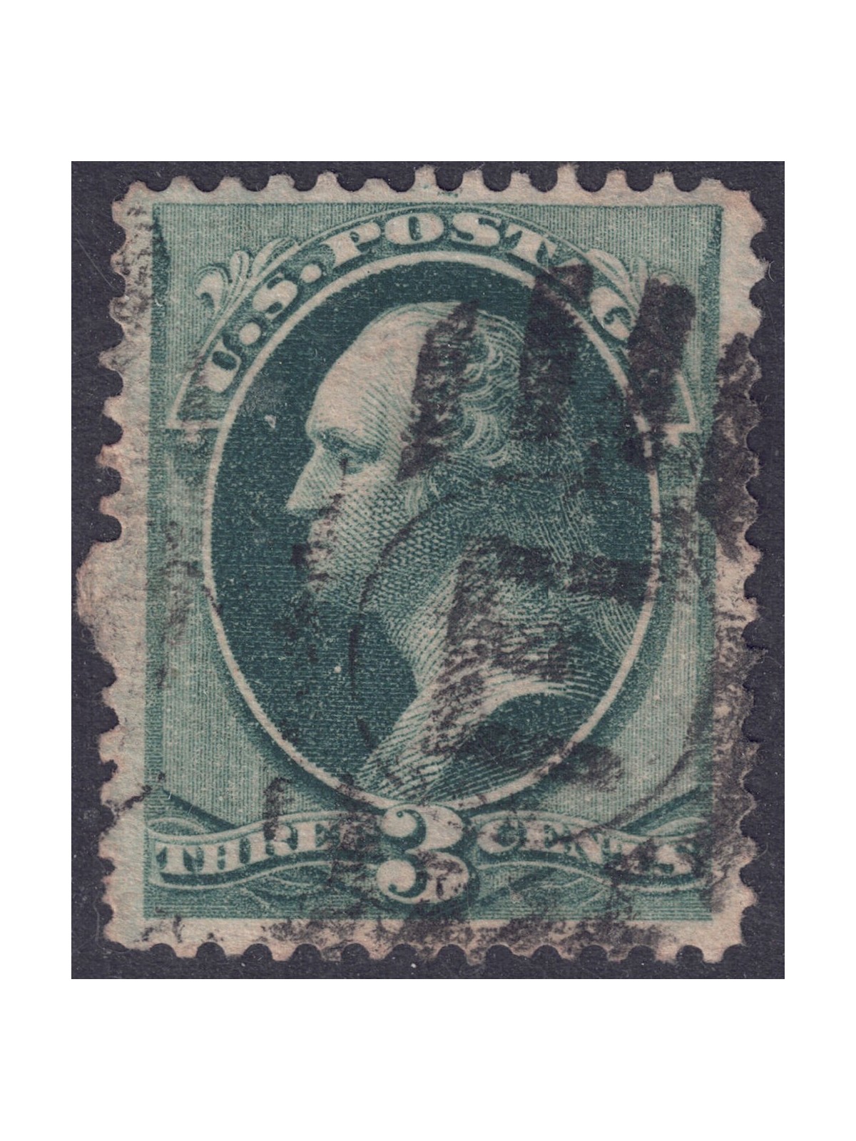 USA 1873 George Washington (3c green) us