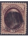 USA 1873 Thomas Jefferson (10c brown) us