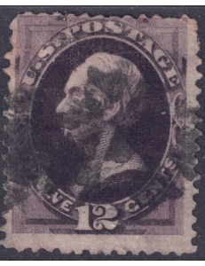 USA 1873 Henry Clay (12c violetto nero) us