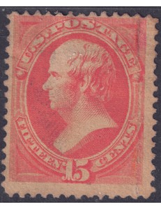 USA 1873 Daniel Webster (15c yellow orange) us