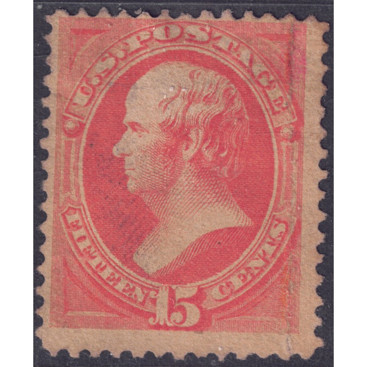 USA 1873 Daniel Webster (15c giallo arancio) us