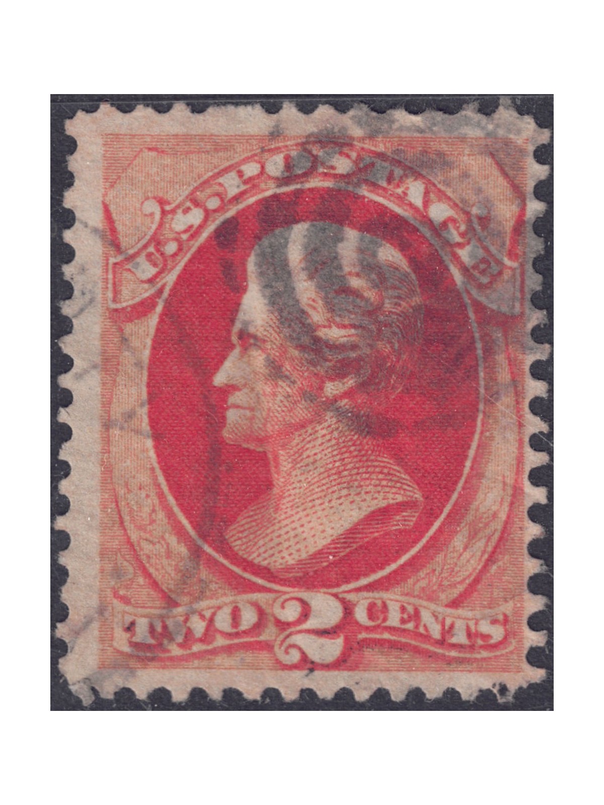 USA 1875 Andrew Jackson (2c vermilion) us