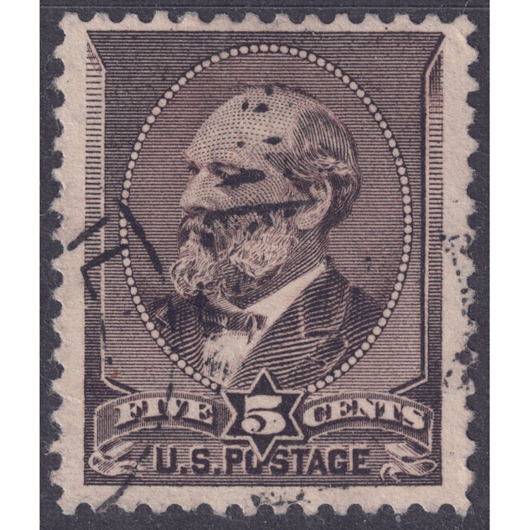 USA 1882 James Abram Garfield (5c brown yellow) us