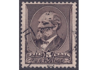 USA 1882 James Abram Garfield (5c brown yellow) us