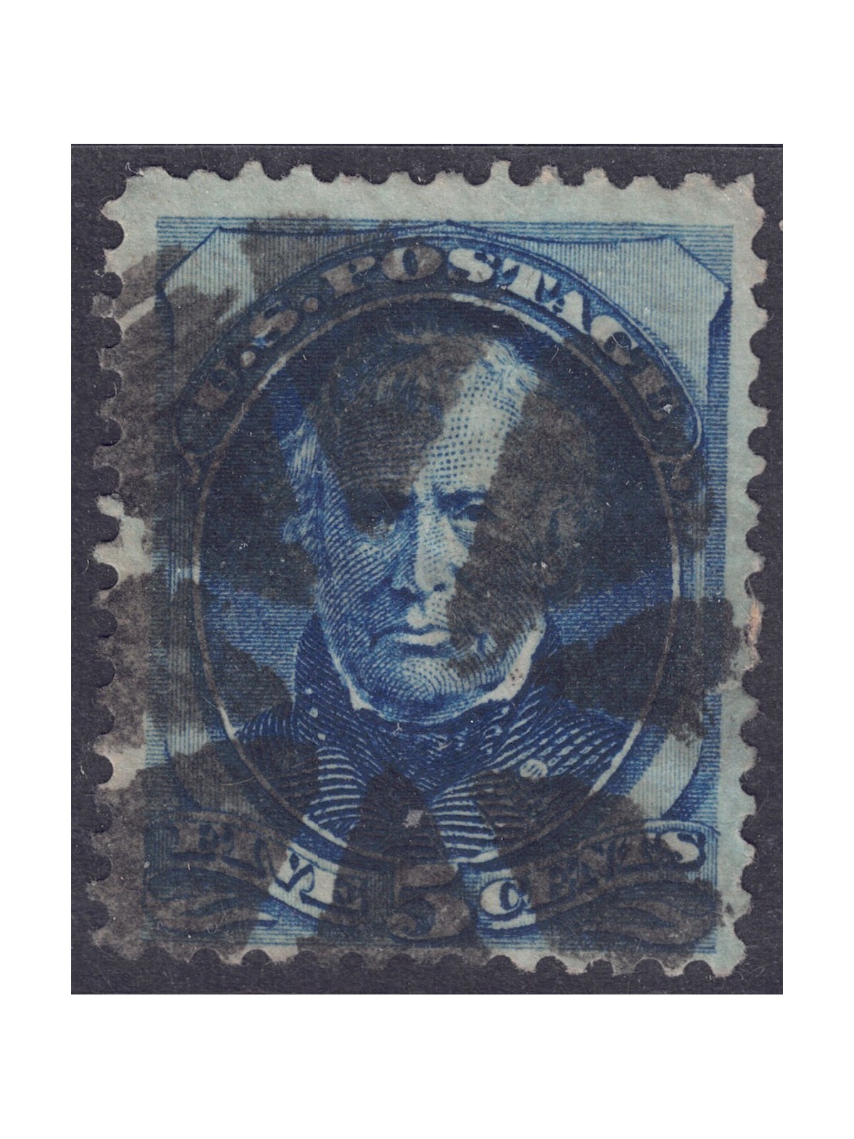 USA 1875 Zachary Taylor (5c azzurro) us