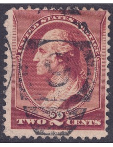 USA 1883 George Washington (2c rosso bruno) us