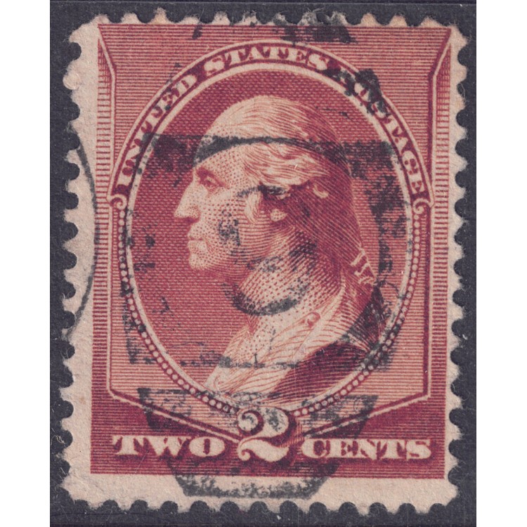 USA 1883 George Washington (2c rosso bruno) us