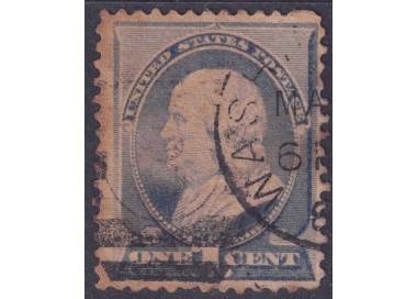 USA 1887 Benjamin Franklin (1c overseas) us