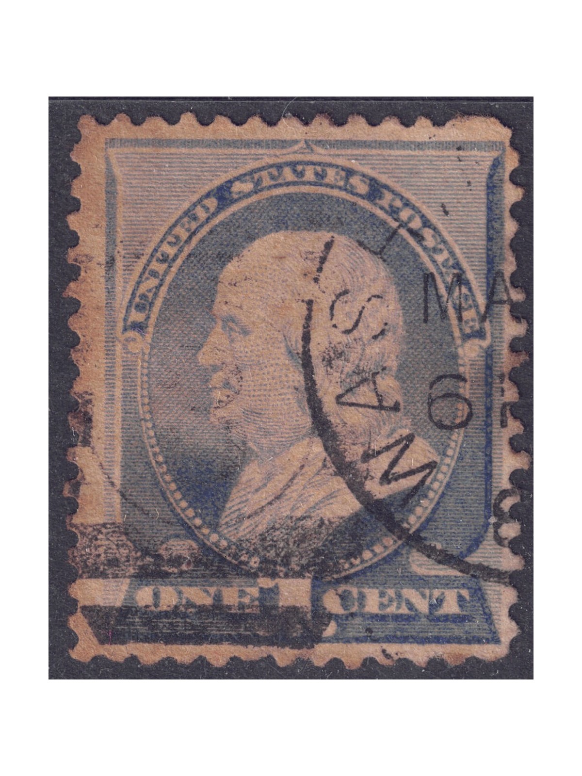 USA 1887 Benjamin Franklin (1c overseas) us
