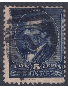 USA 1887 James Abram Garfield (5c indaco) us