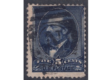 USA 1887 James Abram Garfield (5c indigo) us