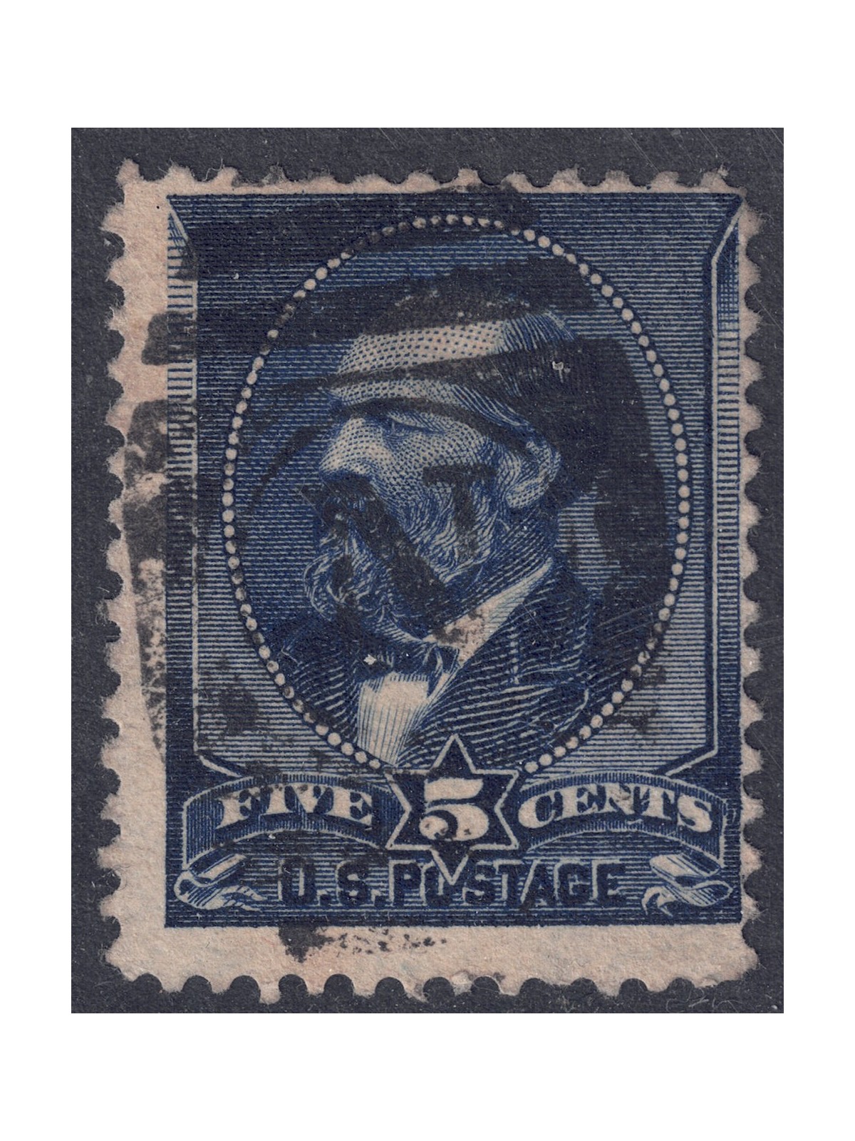 USA 1887 James Abram Garfield (5c indaco) us