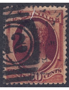 USA 1888 Alexander Hamilton (30c arancio) us