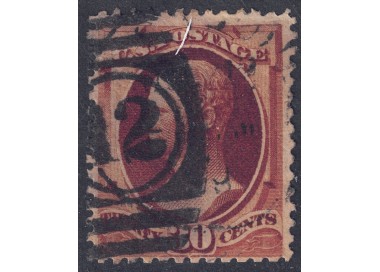 USA 1888 Alexander Hamilton (30c arancio) us