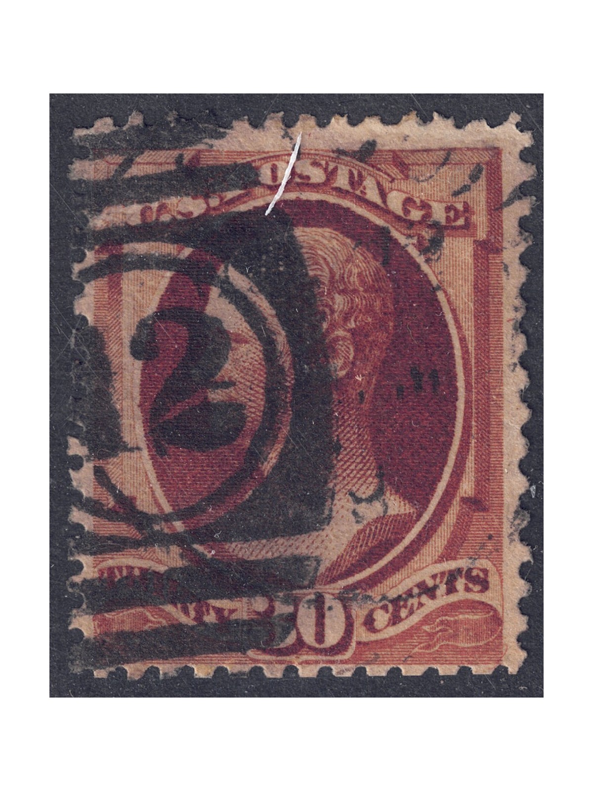 USA 1888 Alexander Hamilton (30c arancio) us