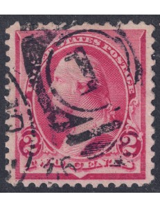 USA 1890 George Washington (2c carminio) us