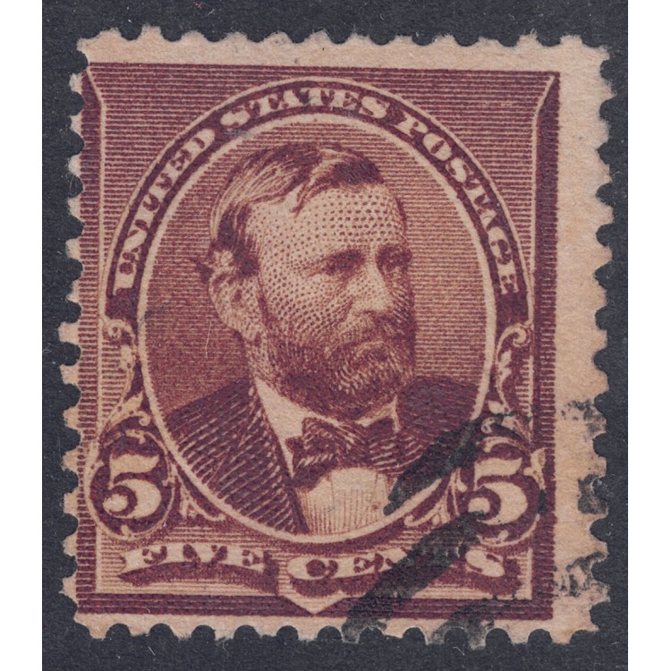 USA 1890 Ulysses S. Grant (5c bruno cioccolato) us