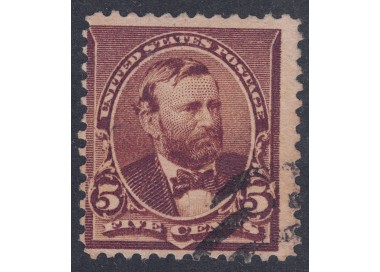 USA 1890 Ulysses S. Grant (5c bruno cioccolato) us