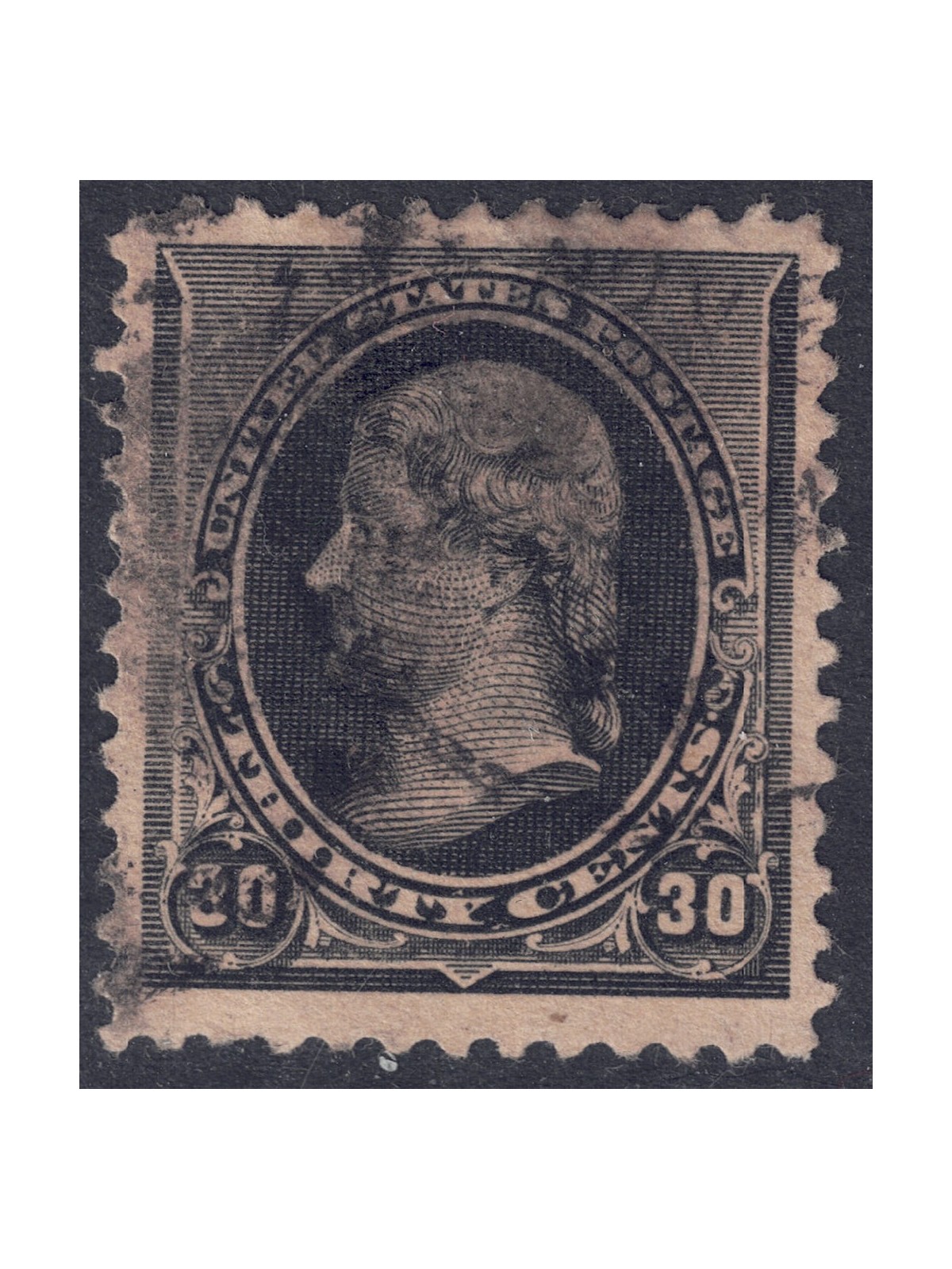 USA 1890 Thomas Jefferson (30c nero) us