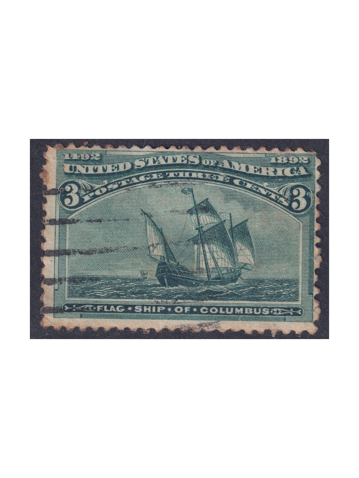 USA 1893 World's Columbian Exposition (3c green) us