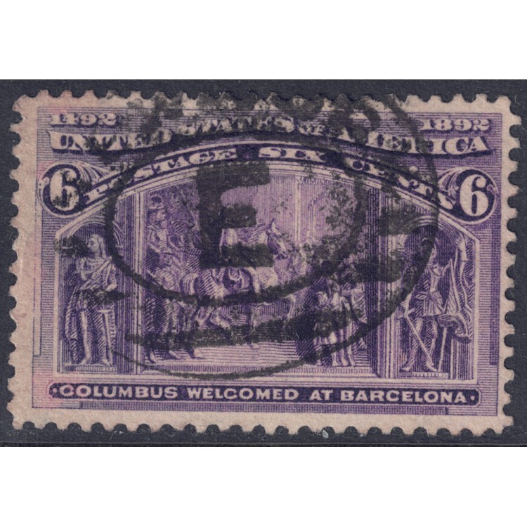 USA 1893 World's Columbian Exposition (6c purple) us
